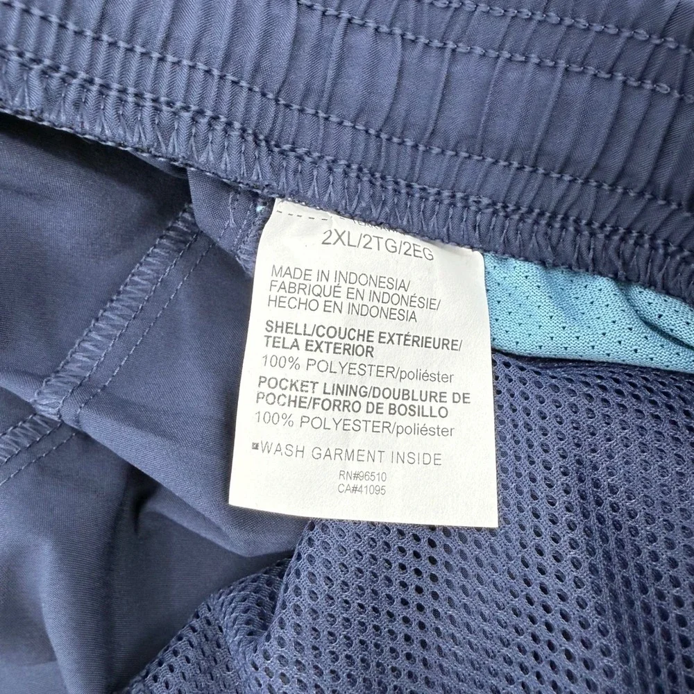 UNDER ARMOUR NEW 2XL UA Tech Utility Shorts Blue Mesh Active Training Athleisure